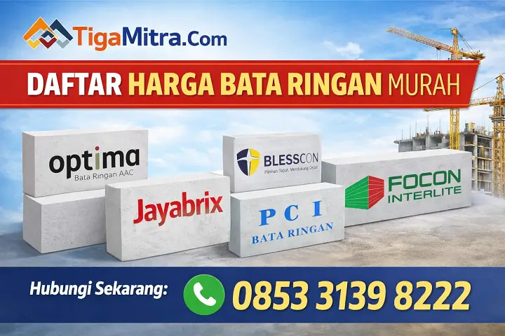 Daftar Harga Bata Ringan Murah