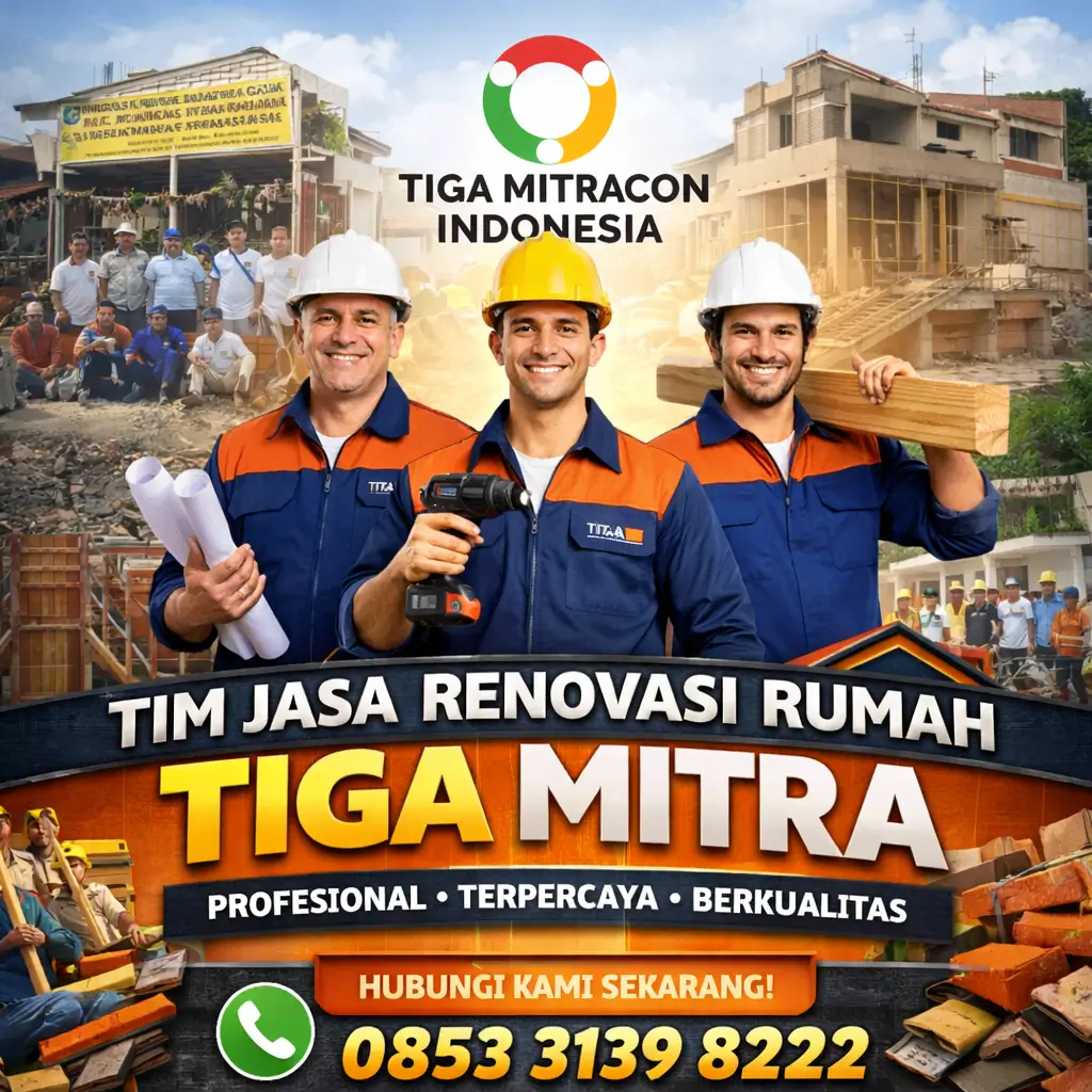 Tim Jasa Renovasi Rumah Tiga Mitracon Indonesia
